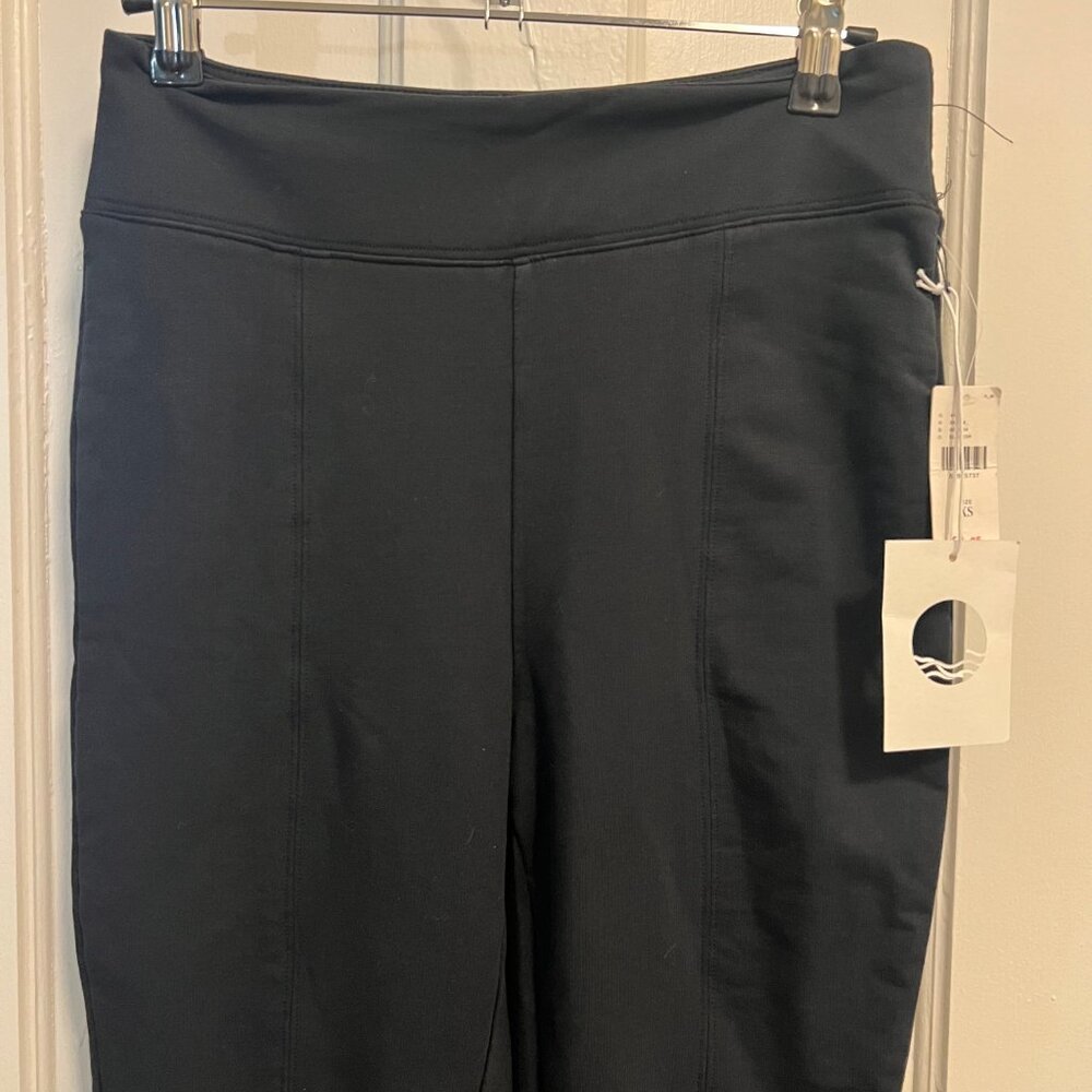 Anthropologie Black yoga pants with zippers size XS - Picture 4 of 10